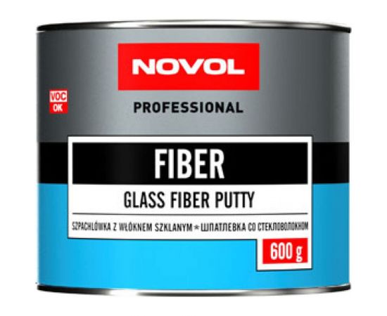 Шпатлевка Novol FIBER со стекловолокном 0.6 кг X6120858 