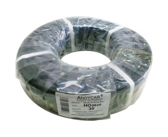 Шланг резиновый 3-х слойный маслобензостойкий ГОСТ 10362-2017 (6х13 мм; 20 атм.; способ усиления-оплетка; бухта 30 м) Andycar HO0620 