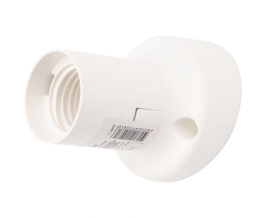 Настенный наклонный патрон REXANT пластиковый Е27 белый 11-8872 