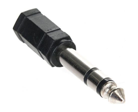 Переходник Telecom аудио 6.35мм M (штекер) - 3.5мм F (гнездо) TA1950 