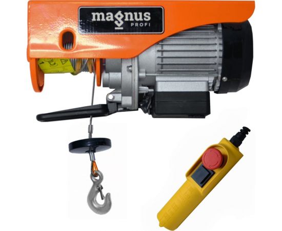 Стационарная мини электрическая таль Magnus Profi MEH, 250/500 кг, 6/12 м, 220В SZ060147 