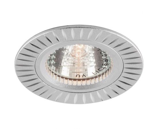 Светильник FERON ИВО-50w 12в, G5.3, серебяный 17936 – изображение 2