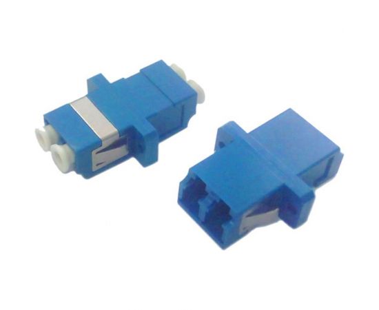 Оптический проходной адаптер Hyperline FA-P11Z-DLC/DLC-N/WH-BL LC-LC, SM, duplex, корпус пластик 243944 – изображение 2