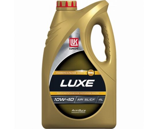 Моторное масло Лукойл ЛЮКС полусинтетическое SAE 10W-40, API SL/CF, 4 л 19188 – изображение 2