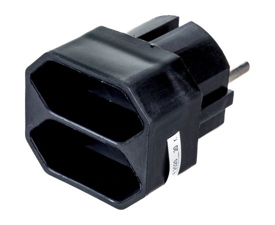 Блок на 2 гнезда TDM 2П 2,5 А 250 B под плоскую вилку черный SQ1806-0306 – изображение 2