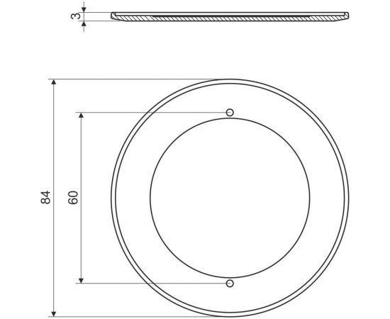 Круглая крышка коробки KOPOS (комплект 100 штук) V 68_HA – изображение 2