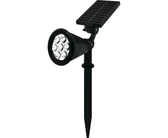 Светодиодный светильник duwi Solar LED для грунта с датчиком освещения на солнечных батареях, 1,5Вт, 6500К +RGB, IP65, 5 режимов, цвет черный 25032 6 – изображение 2