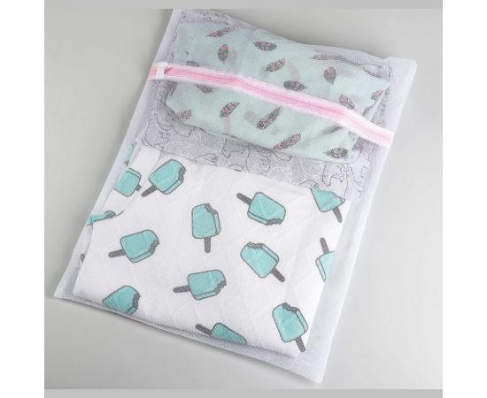 Мешок для стирки Доляна мелкая сетка, 40х50 см 558232 – изображение 2