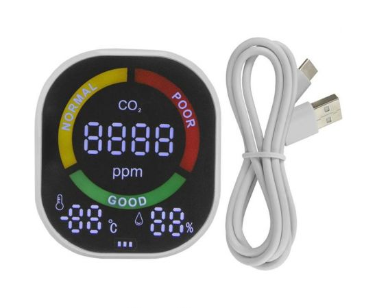 Измеритель концентрации углекислого газа СО2 МЕГЕОН 08050 с функцией термогигрометра к0000036992 – изображение 3