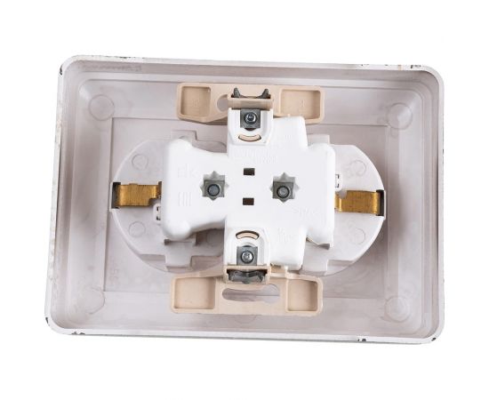 Двухместная розетка Schneider Electric WESSEN 59 Черный бархат с/з с защитными шторками в сборе с рамкой RS16-255-68 – изображение 3