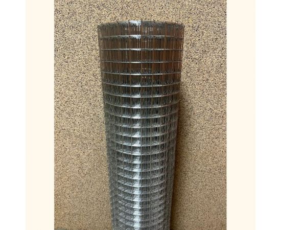 Штукатурная сварная оцинкованная сетка СЕТКА АЛЬКОР ячейка 25x25 мм, d0,8 мм (рулон 1x25 м) 162506 – изображение 3