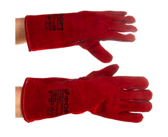 Спилковые краги Fort Трек 12, 501183147 – изображение 3