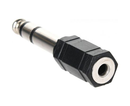Переходник Telecom аудио 6.35мм M (штекер) - 3.5мм F (гнездо) TA1950 – изображение 3