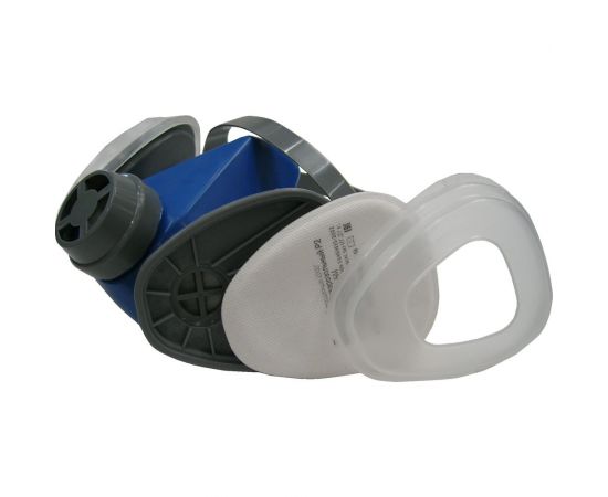 Изолирующая полумаска Спецодежда-2000 АМ-60 с противоаэрозольным фильтром Р2 1018 – изображение 4