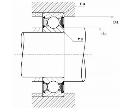 Радиальный шарикоподшипник НСН 6305-2RS – изображение 4