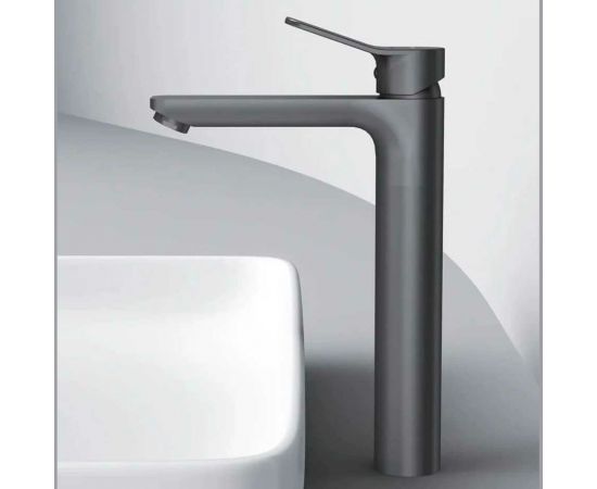 Смеситель для умывальника AM.PM X-Joy высокий, черный F85A92022 – изображение 4