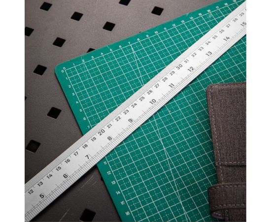 Стальная линейка DELI dl8050y 500 мм, нержавеющая сталь 104499 – изображение 4