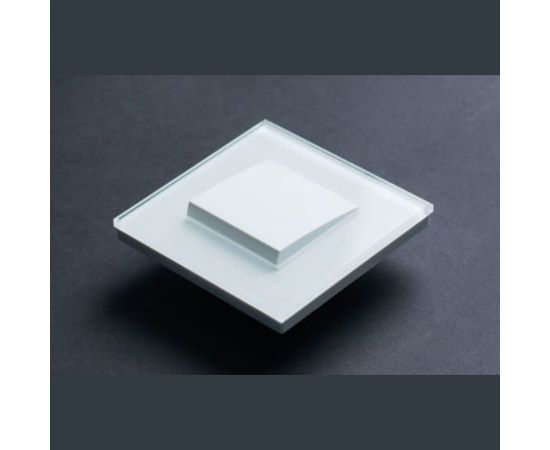 Однопостовая рамка CGSS стеклянная, белая Эстетика GL-P101-WCG – изображение 5