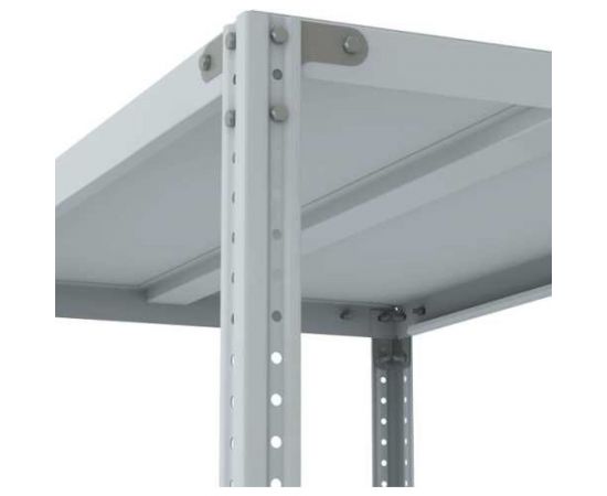 Стеллаж ООО ФУРАМА СТФ 2000x700x500 мм, 6 полок, серый СТФ207050-6 – изображение 5