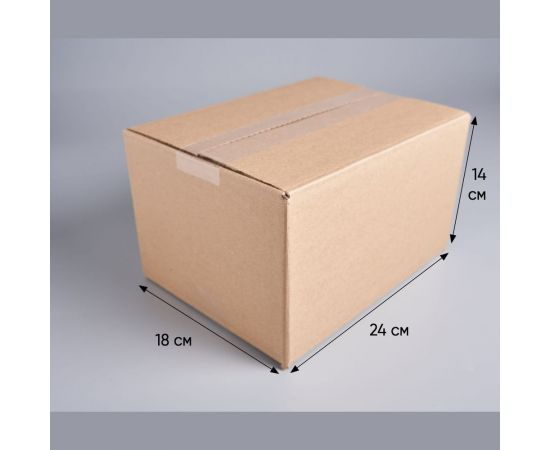 Картонная коробка PACK INNOVATION гофрокороб 24x18x14 см объем 6 л 10 шт IP0GK241814-10 – изображение 5