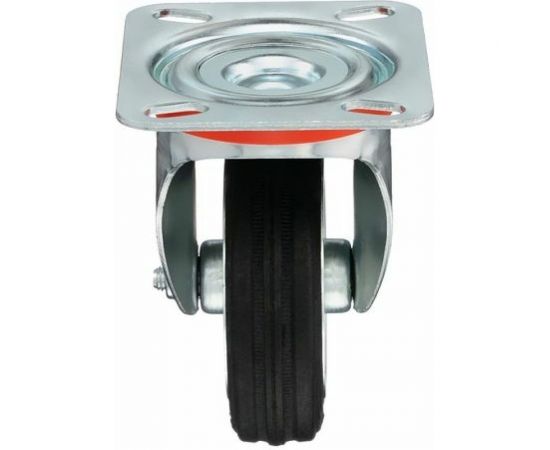 Колесо с вращающейся опорой, пластиной крепления и передним тормозом (80 мм; 65 кг) Tellure rota 535421 – изображение 8