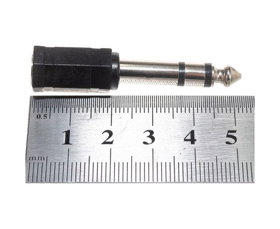 Переходник Telecom аудио 6.35мм M (штекер) - 3.5мм F (гнездо) TA1950 – изображение 8