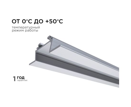 Накладной алюминиевый угловой профиль APEYRON для светодиодной ленты 08-03-01 – изображение 9