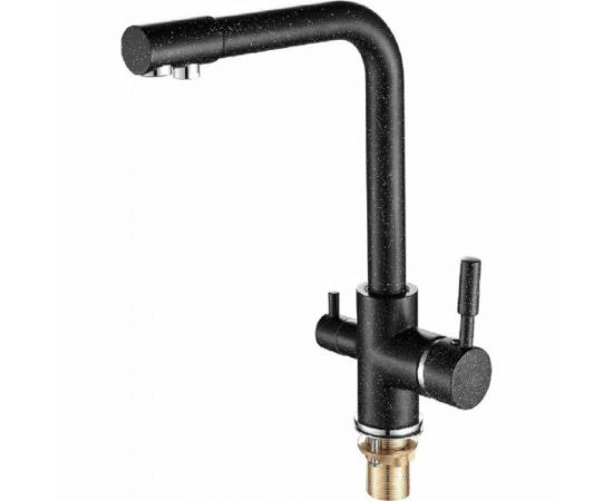 Смеситель для кухонной мойки FASHUN с подключением к фильтру, с питьевой водой, черный A4352-7 