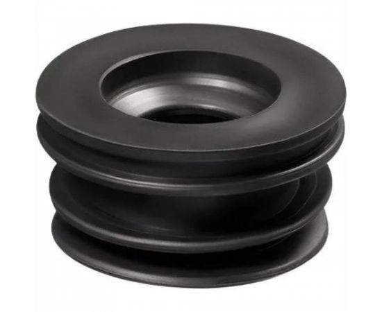 Переходная манжета Профитт d 25x50 сантехническая, канализационная, трехлепестковая, черная 2227459 