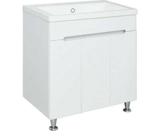 Тумба RUNO ПАРМА 75 3 двери, напольная под умывальник Omega 75 00-00001040 