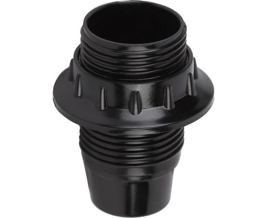 Патрон ЭРА Е14 с кольцом, бакелит, черный Б0044080 