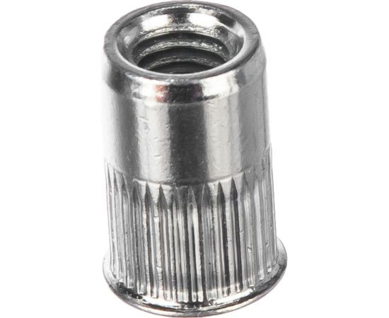 Заклепка с внутренней резьбой уменьшенный бортик Kenner Белый цинк м6х1,0х16 500шт зру6 