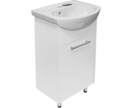 Тумба для ванной комнаты Mixline белый, правая, под умывальник Дора-47 АлАн-47 ЛДСП 528086 