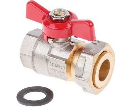 Шаровой кран AV Engineering с накидной гайкой 1/2"x3/4" PN40 AVE096001 