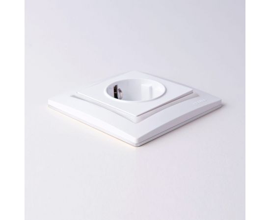 Рамка WERKEL W0012001 на 1 пост Snabb basic белый a051303 – изображение 2