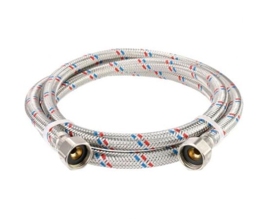 Подводка для воды MATEU FIL- NOX 3/8"" x 1/2"", 0.3 м, гайка-гайка, нержавеющая сталь, 20 бар 13467 – изображение 2