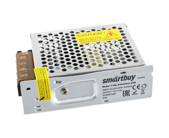 Драйвер Smartbuy LED IP20 60W для LED ленты SBL-IP20-Driver-60W – изображение 2