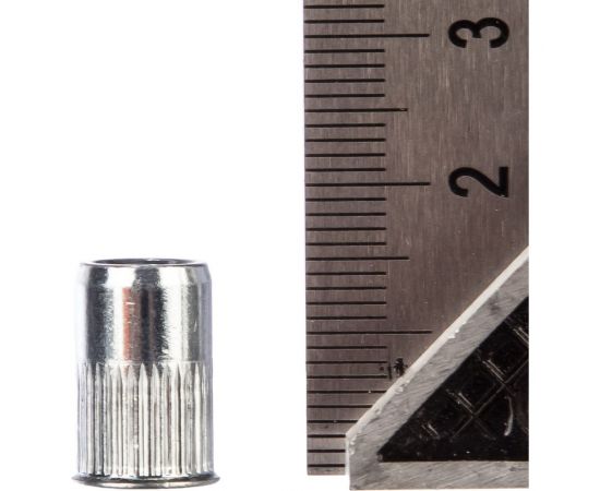 Заклепка с внутренней резьбой уменьшенный бортик Kenner Белый цинк м6х1,0х16 500шт зру6 – изображение 2