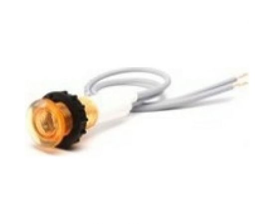 Сигнальная арматура Emas жёлтая 10мм с силиконовым проводом 220В S100LS – изображение 2