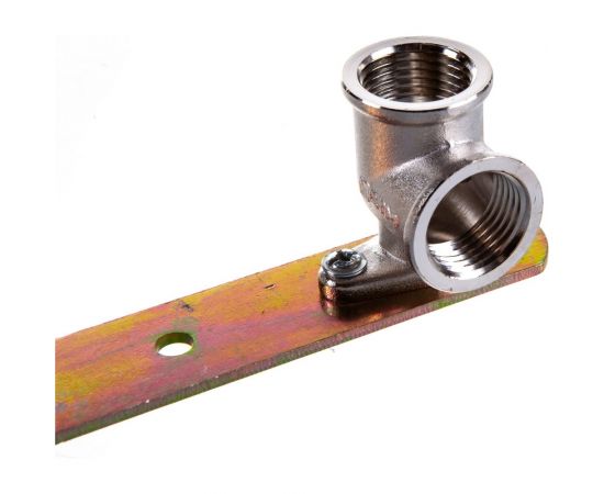 Уголки на планке СТМ для крепления смесителей, 1/2"", гайка-гайка CRLWP012 – изображение 2