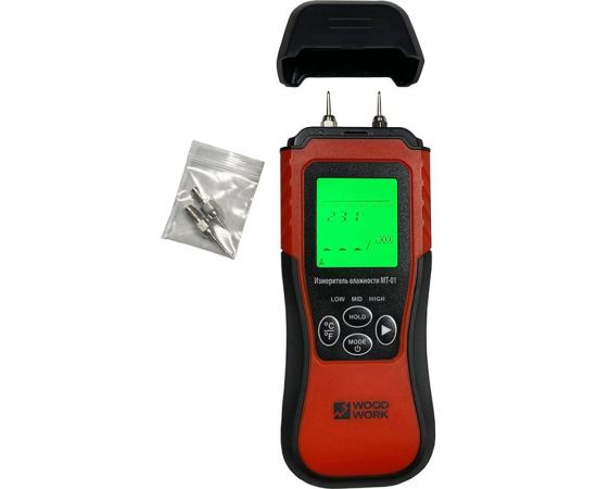 Цифровой игольчатый влагомер WOODWORK MT-01 – изображение 2