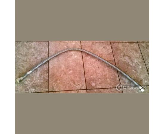 Подводка для газа СТМ ГАЗ сильфонная, 3/4"", гайка-штуцер, 100 см CGHM3410 – изображение 2