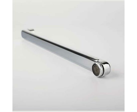 излив для ванны IDDIS плоский, нержавеющая сталь, 320 мм, поворотный, хром 995F32C2SM – изображение 2