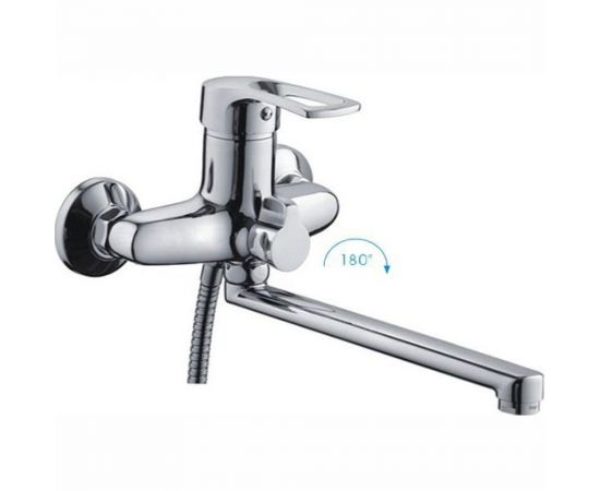 Смеситель для ванны и умывальника FRAP 40к F22701-B L-нос 535450 – изображение 2