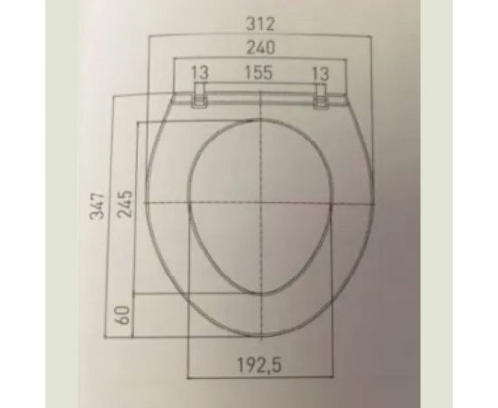 Сиденье для унитаза VIRPLAST детское, белое 28330 – изображение 2