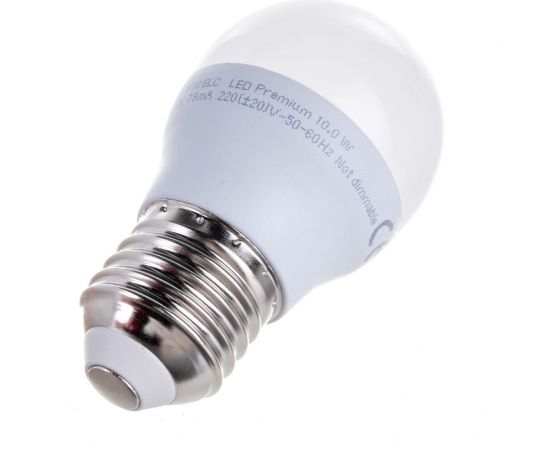 Светодиодная лампа Ecola globe LED Premium 10,0W G45 220V E27 4000K шар композит 82x45 K7QV10ELC – изображение 3