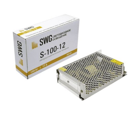 Блок питания SWG S-100-12, сетка, 100 W, 12V 00000000105 – изображение 3