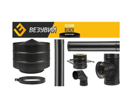 Хомут Везувий BLACK д.115 А-12585 – изображение 3