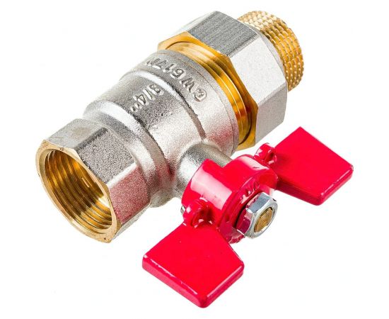 Шаровой кран с американкой ROMMER 3/4"", ВН/НР, RBV-0005-0510220, RG008UB5BK0OC3 – изображение 3
