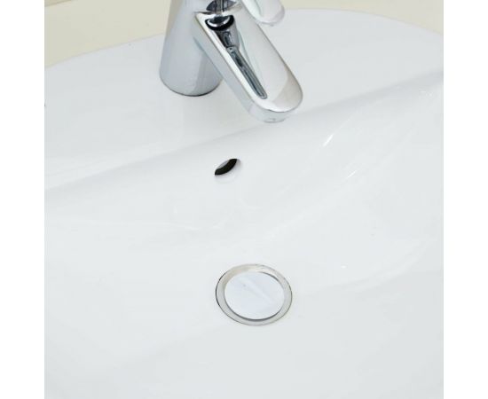 Пробка для ванн, раковин Профитт диаметром 45 мм, белая 2226391 – изображение 3